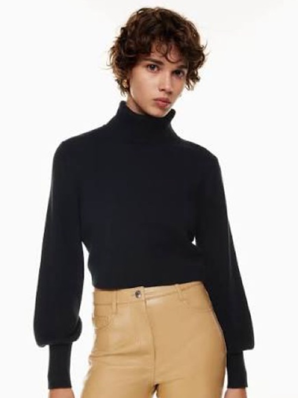 Aritzia wilfred Rebecca Black Turtleneck Sweater